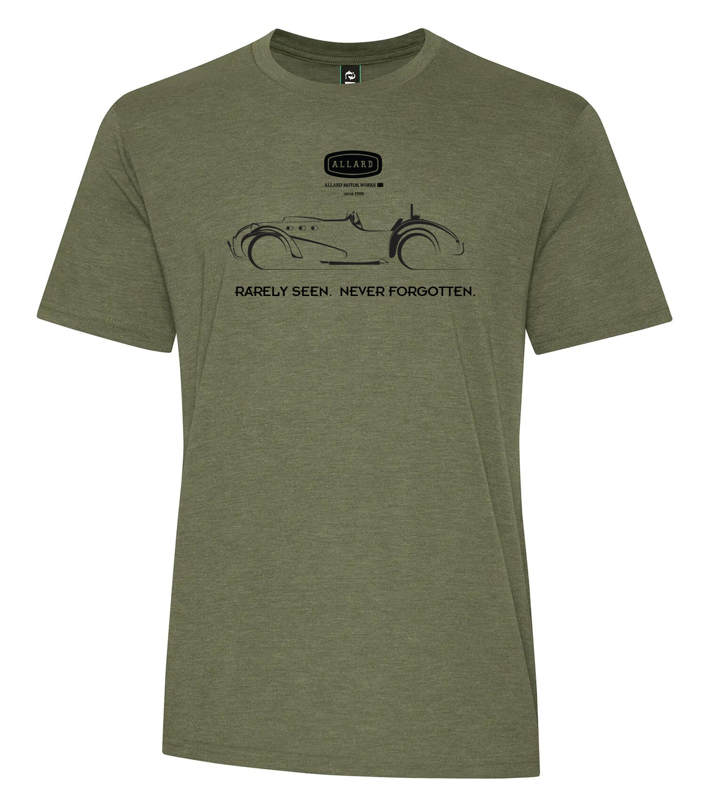 AMW Silhouette - Rarely Seen Never Forgotten short sleeve t-shirt - Olive